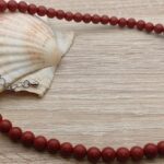Collier en Jaspe Rouge