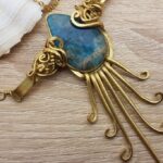 Collier "Egée" en Apatite
