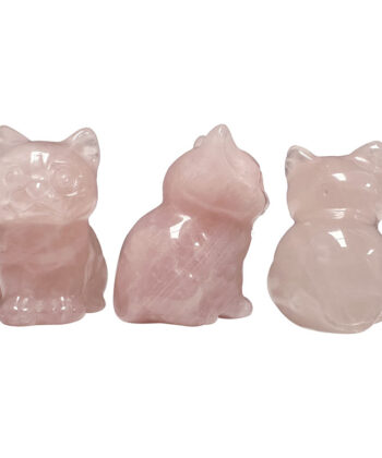 Statuette chat en Quartz Rose : Hauteur 4 cm / Largeur 1.5 cm / Epaisseur 2 cm Poids 53 grammes environ Les Photos présentées sont la propriété exclusive de Chris-Thérapies. Les motifs et couleurs peuvent varier d'une statuette à une autre En Savoir Plus https://chris-therapies.fr/categorie-produit/maison-et-decoration/